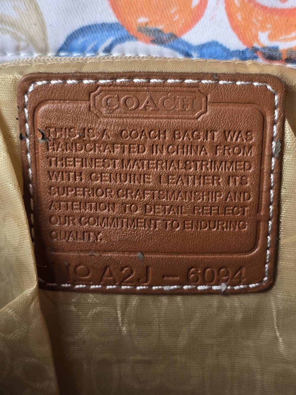 Vintage Coach Patchwork Tote Bag, Y2K Aesthetic, Restoration Project - Picture 5 of 5